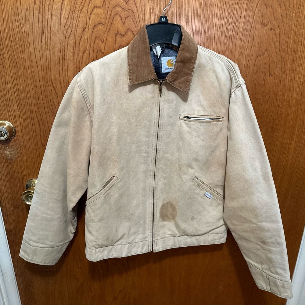 Vintage carhartt Detroit jacket men’s size 40R/medium
